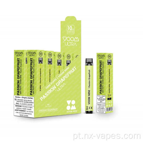 Vape Voom Mini descartável 1000 Puffs